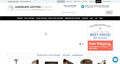 Desktop Screenshot of landscapelightingatnight.com